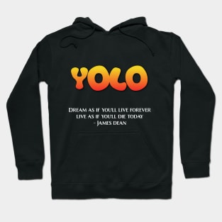 YOLO - James Dean - Dark Version Hoodie